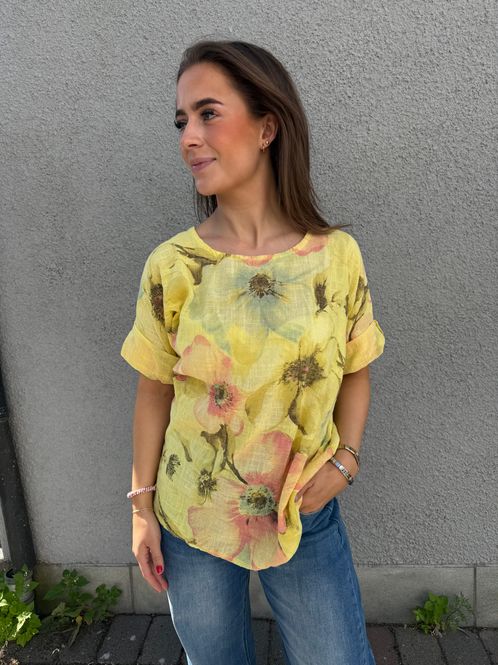 Hovedbilde Linda Bluse Bloom Gul