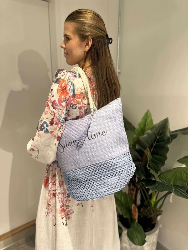 Strandveske Summertime Blå