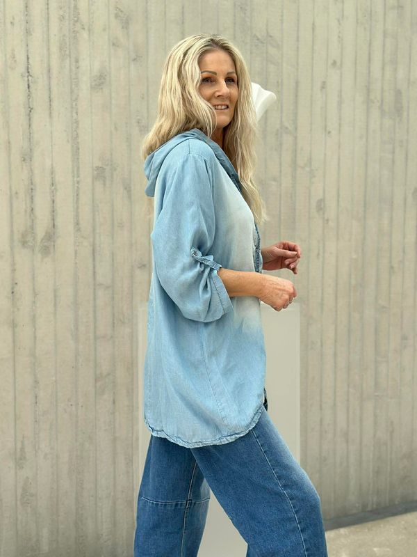 Majken Tencel Bluse