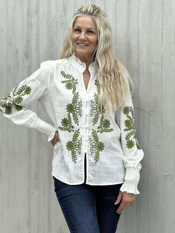 Sonja Bluse Grønn