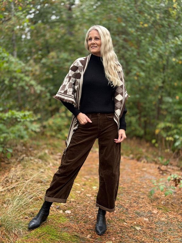 Barrel Bukse Babycord Lys Brun