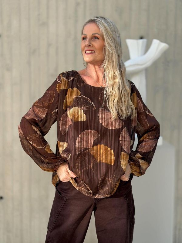 Vilja Bluse Brun