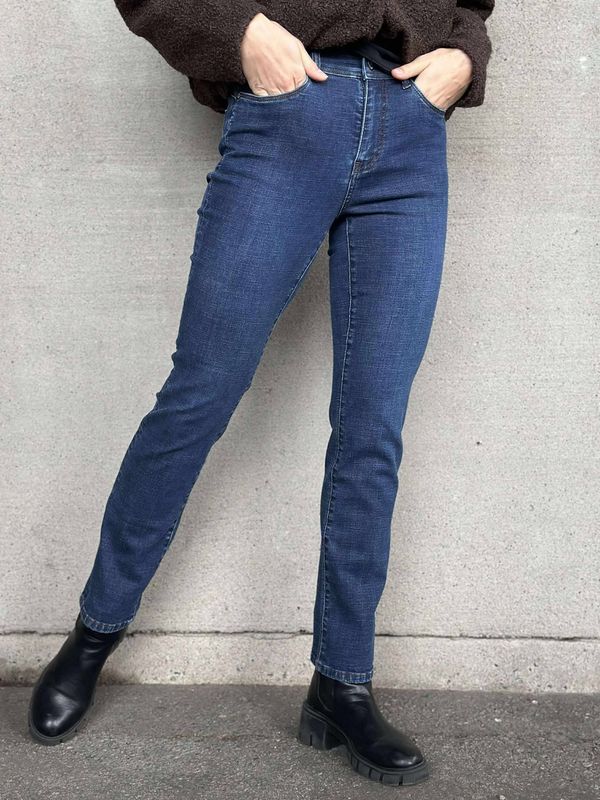 Pepper Straight Leg Jeans Mørk Vask