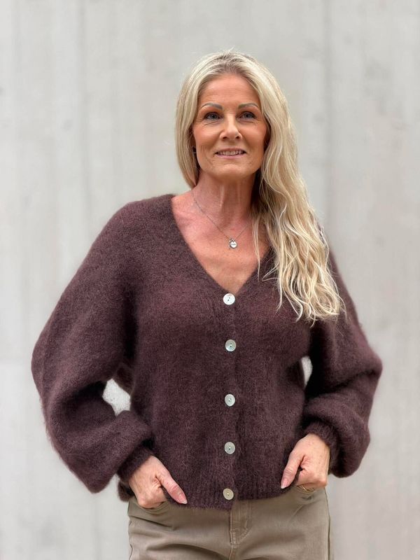 Lova Cardigan Brun