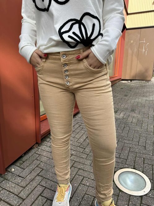 Hovedbilde Pepper Bukse Camel 751-68