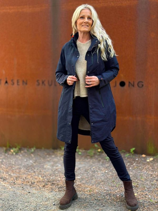 Alba Regnjakke Navy