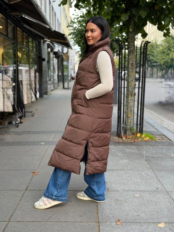 Dunjakke #2698 Brun