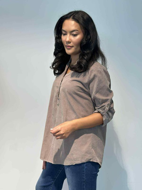 Cord Skjortebluse Fango