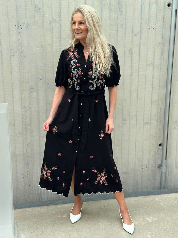 Zelie Kjole Sort