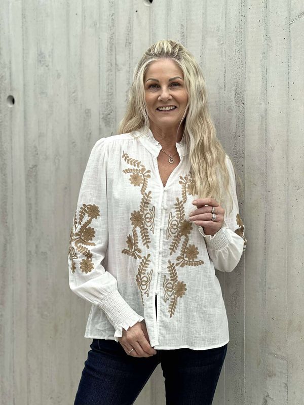 Sonja Bluse Brun