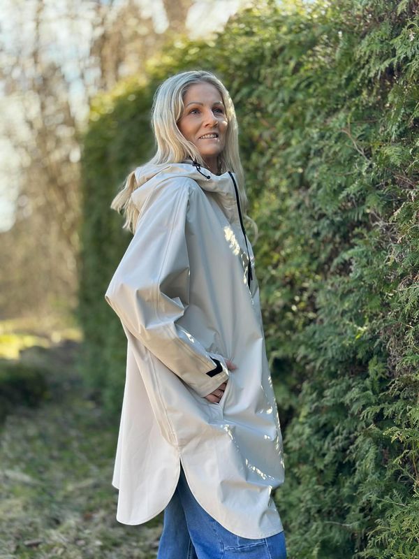 Regnponcho Beige