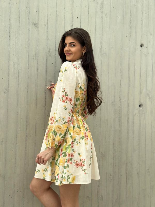 Zaria Dress Kort Gul