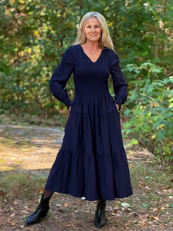 Ines Kjole Navy