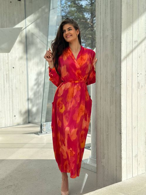 Hovedbilde Paulina Kjole Orange