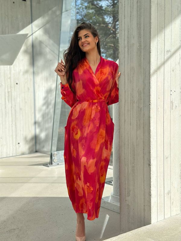 Paulina Kjole Orange