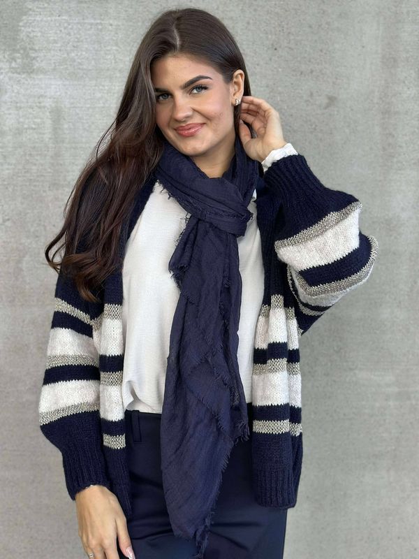 Viskose Skjerf Marine