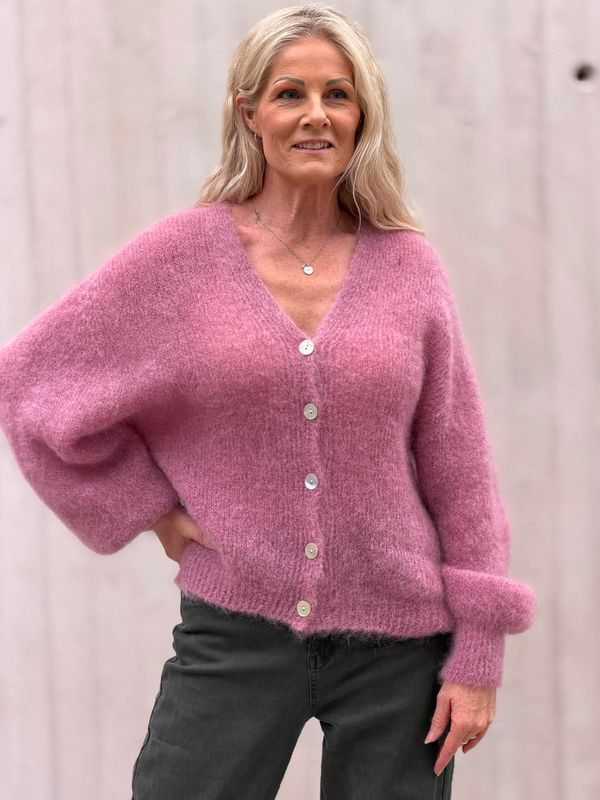 Lova Cardigan Antikk Rosa