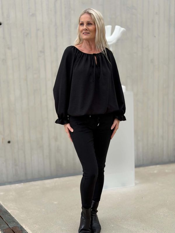 Anita Bluse Sort