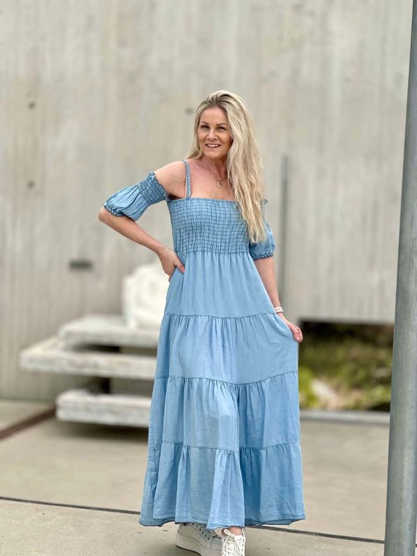 Amanda Denim Kjole 