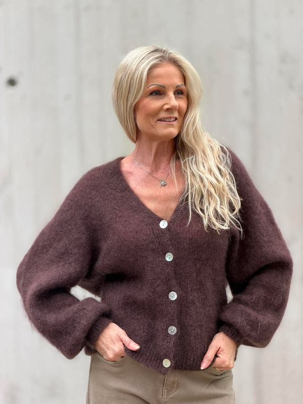 Lova Cardigan Brun