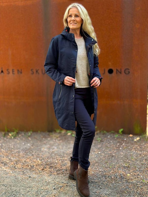 Alba Regnjakke Navy