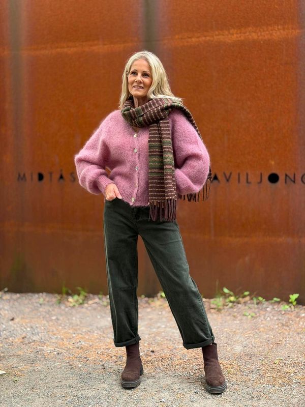 Lova Cardigan Antikk Rosa