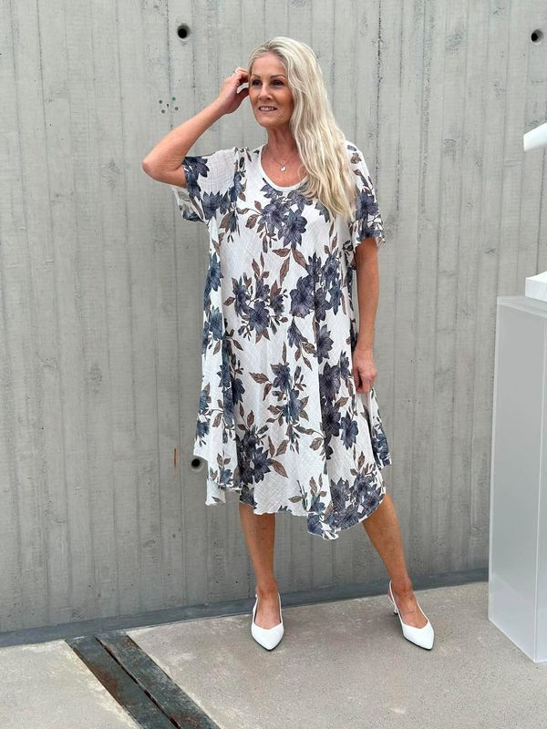 Aya Kjole Blå