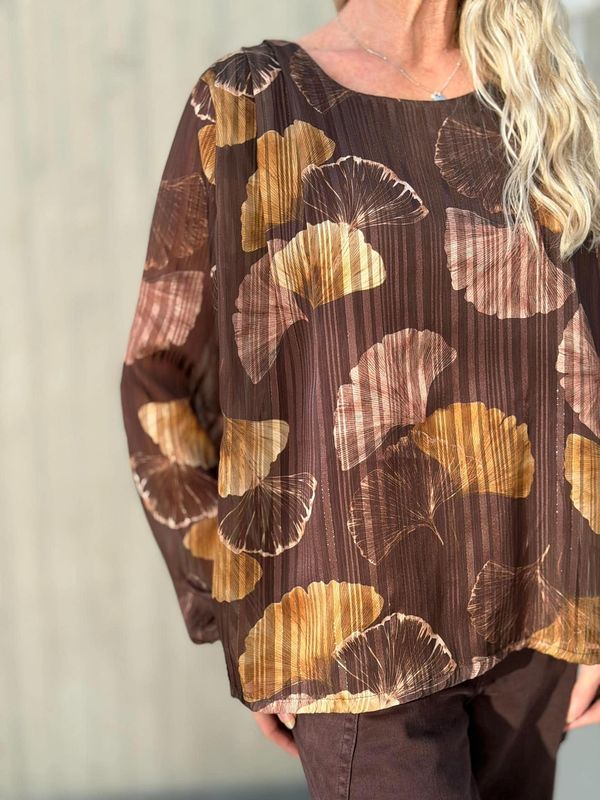 Vilja Bluse Brun