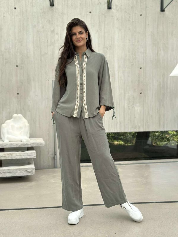 Tilla Linbukse Khaki