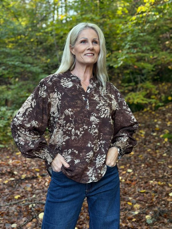 Ayla Bluse Brun