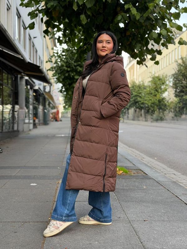 Dunjakke #2698 Brun