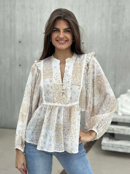 Hovedbilde Clara Bluse Beige