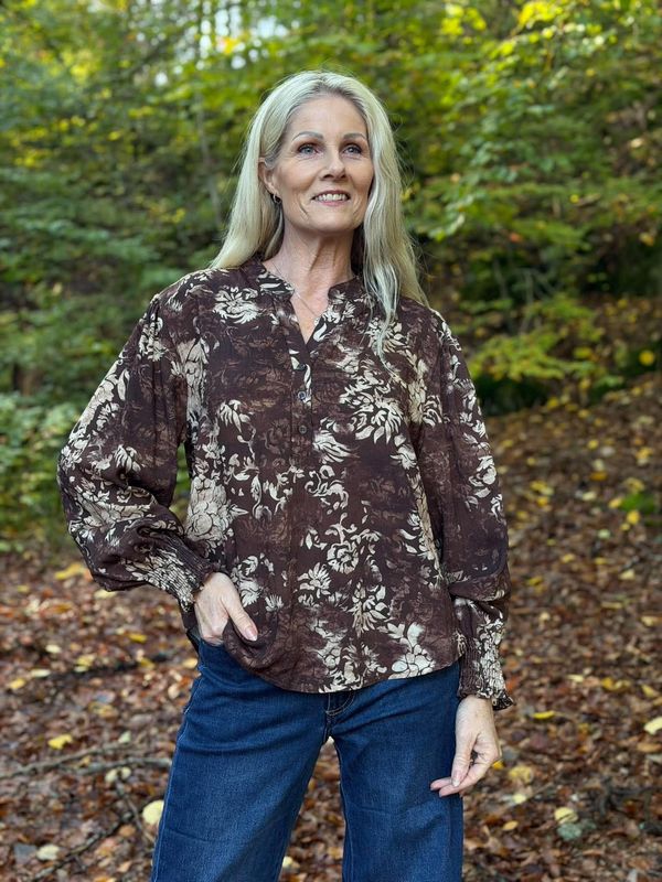 Ayla Bluse Brun