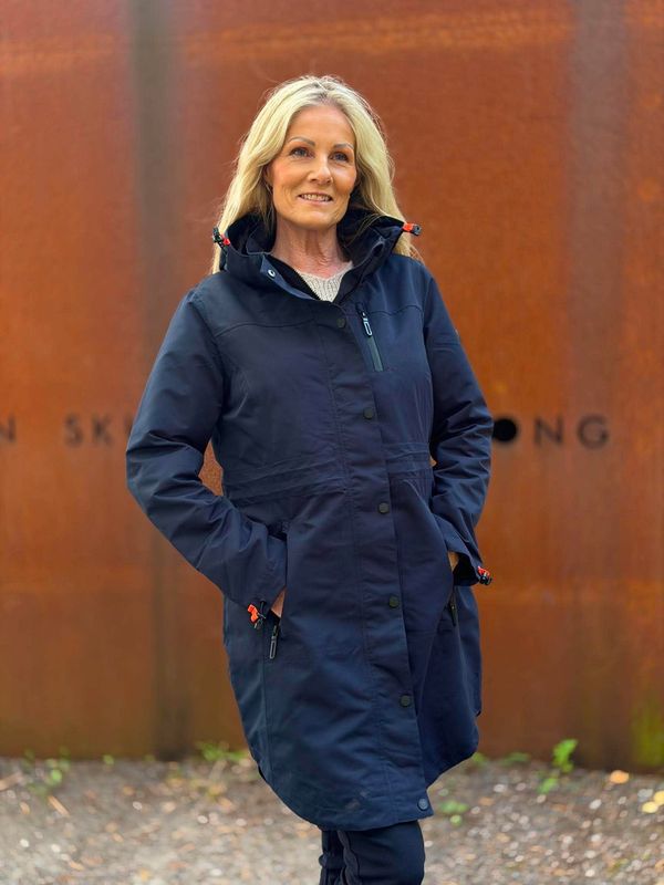 Alba Regnjakke Navy