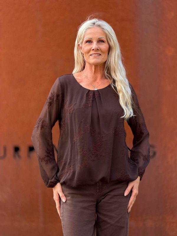 Coza Bluse Brun