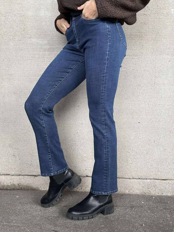 Pepper Straight Leg Jeans Mørk Vask