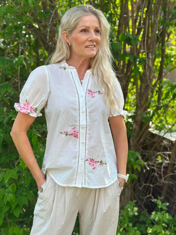 Hanna Bluse Hvit