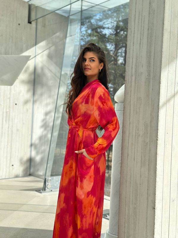 Paulina Kjole Orange