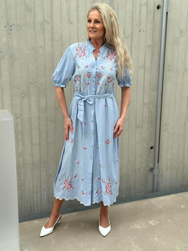 Zelie Kjole Blå